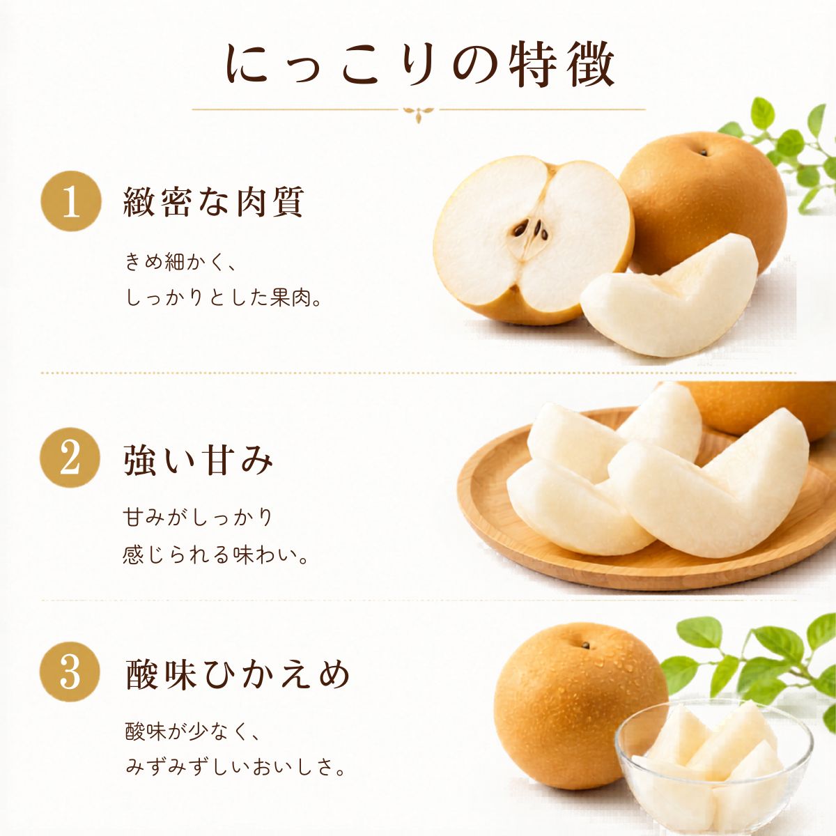 梨 果物 にっこり なし 5kg 1箱 フルーツ くだもの 秋 旬 果汁 甘み 茨城県産 期間限定 数量限定 【茨城県共通返礼品/かすみがうら市】（107-04）