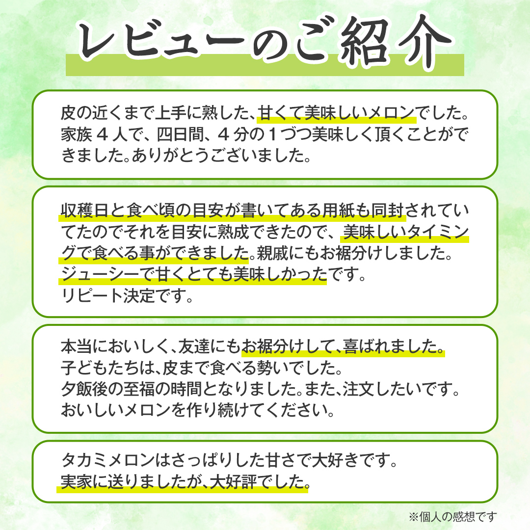 【 先行予約 2025年 6月上旬 以降発送】 令和7年産 八千代町産 タカミメロン 秀品 2玉 3.5kg 期間限定 産地直送 果物 フルーツ メロン 甘い 人気 タカミ 貴味 [AX039ya]