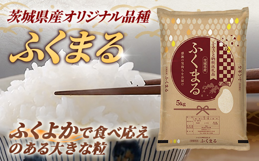 令和7年産 茨城県産 ふくまる 15kg（5kg×3袋） ／ お米 精米 新米 旨味 安心 美味しい 茨城県 五霞町