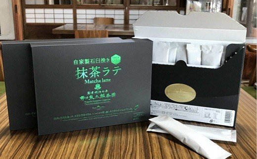 老舗茶園野口徳太郎商店　抹茶ラテ36本セット（スティックタイプ）