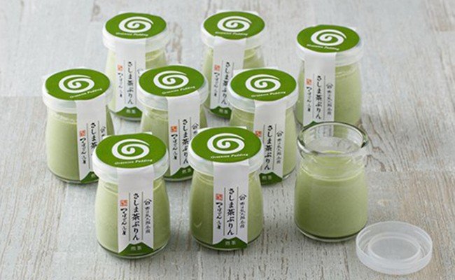 老舗茶園の特製スイーツ さしま茶ぷりん９個セット（ぷりん専門店つくばぷりんとコラボ！）