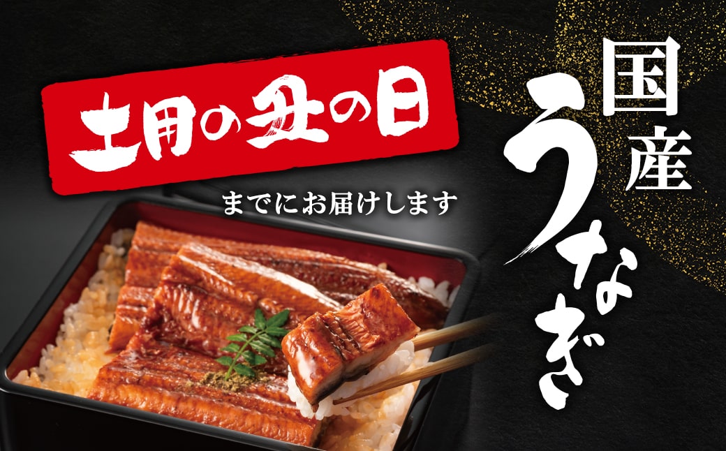 【土用の丑の日までにお届け】 国産 うなぎ 3尾 計330g以上 ※サイズ不揃い 訳あり 鰻 うなぎ蒲焼 蒲焼 蒲焼き 丑の日 ウナギ  K1804