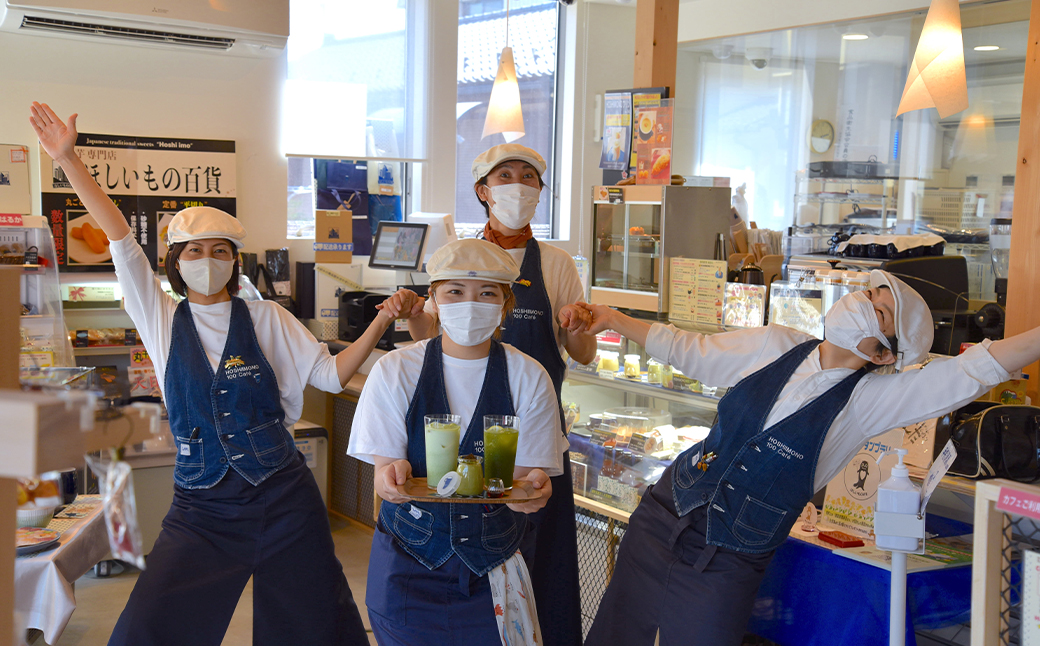 干し芋専門店「ほしいもの百貨」の アイス 「HOSHIIMONO MAMMA ICECREAM 4個」