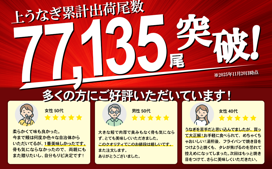 【父の日までにお届け】 国産うなぎ蒲焼2尾 350g以上 鰻 ランキング 人気 父の日 贈答用 ギフト 先行予約 数量限定 プレゼント 贈り物 K2185