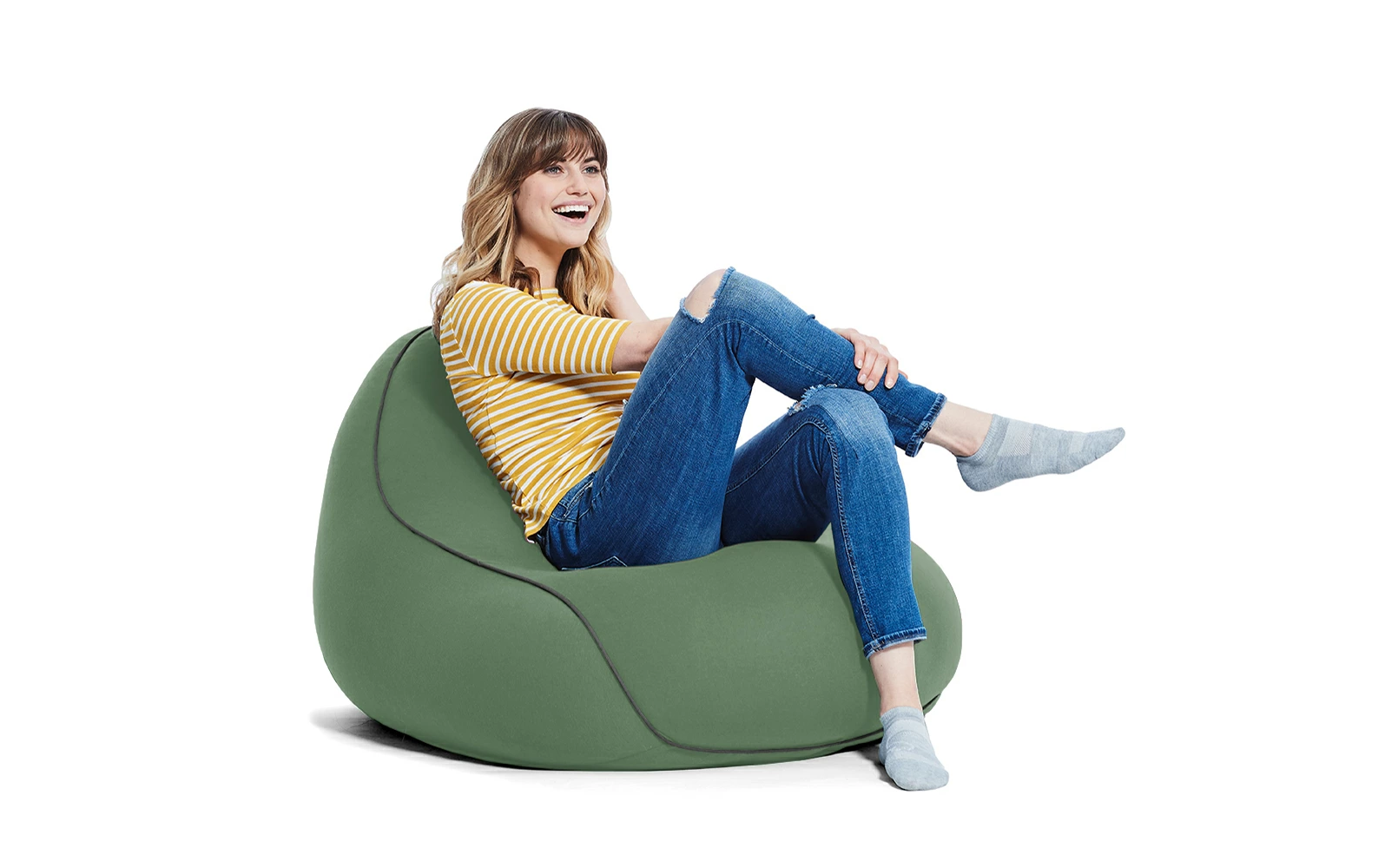 Yogibo Lounger ヨギボー ラウンジャー 【オリーブグリーン】