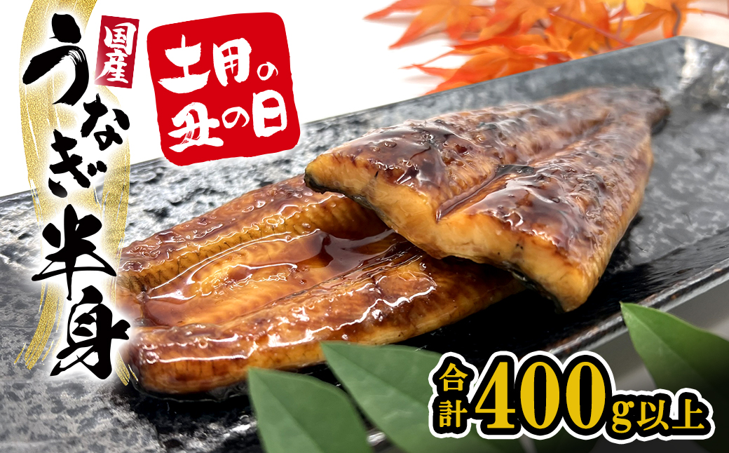 【土用の丑の日までにお届け】 国産うなぎ 半身カット 6パック 合計400g以上 うなぎ 鰻 ウナギ うなぎ蒲焼 うなぎ蒲焼き 蒲焼 蒲焼き 国産 タレ 山椒 人気 K2669