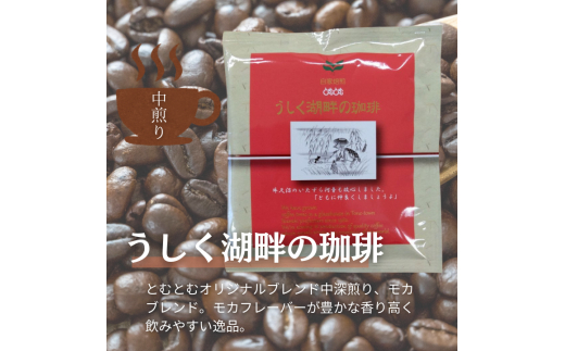 D-7b ジャパンバリスタチャンピオンシップ優勝者のいる珈琲専門店の自家焙煎コーヒー（DP）とカステラのセット【つくば市×牛久市×龍ケ崎市×利根町共通返礼品】