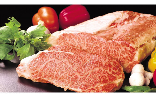 Z-3a 黒毛和牛【常陸牛】ステーキ用　約1kg（ロース）(茨城県共通返礼品)
