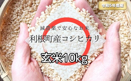 I-2a 【減農薬】利根町産コシヒカリ　玄米10kg
