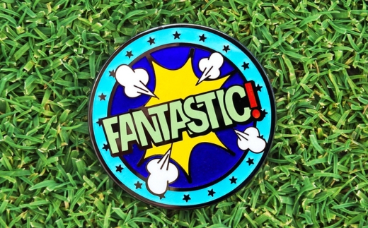 純銀製 七宝焼でできたオリジナルゴルフマーカー ｜ ゴルフ用品 民芸品 工芸品 伝統技術 雑貨 日用品 オリジナル デザイン 純銀製 七宝焼 プレゼント 記念品