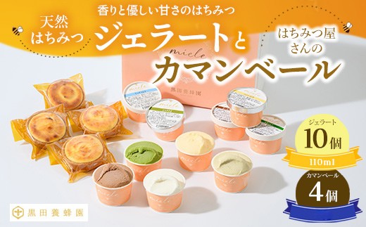 はちみつ ジェラート と はちみつ屋さん の カマンベール（ジェラート等14個） スイーツ お菓子 アイス シャーベット お菓子 ケーキ タルト ※北海道・沖縄・離島への配送不可