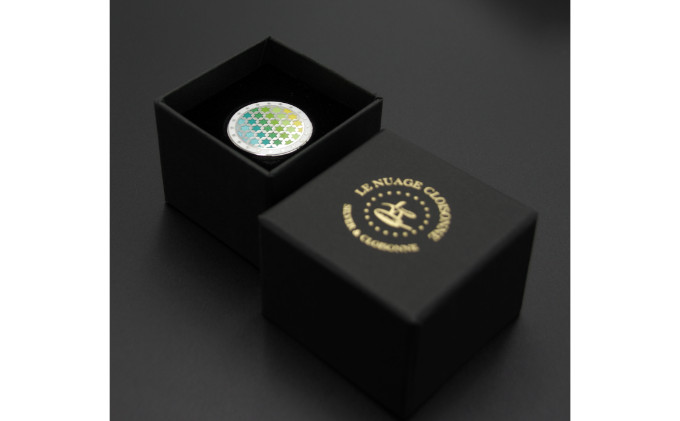 オリジナル ゴルフマーカー（grad）◇ ゴルフ用品 民芸品 工芸品 伝統技術 雑貨 日用品 オリジナル デザイン 純銀製 七宝焼 プレゼント 記念品 