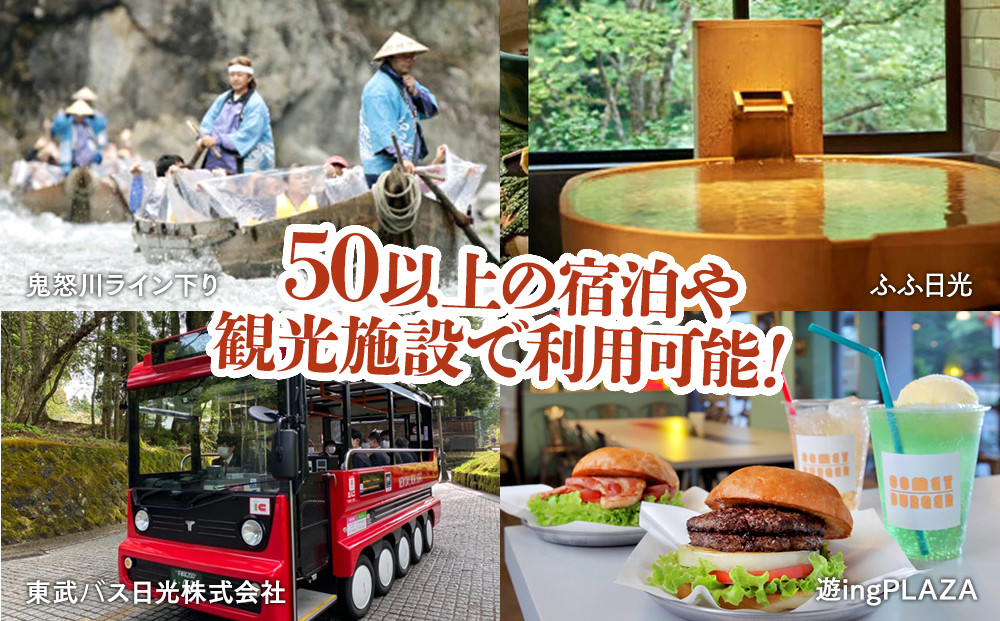 ぐるり日光感謝券（商品券15,000円分）