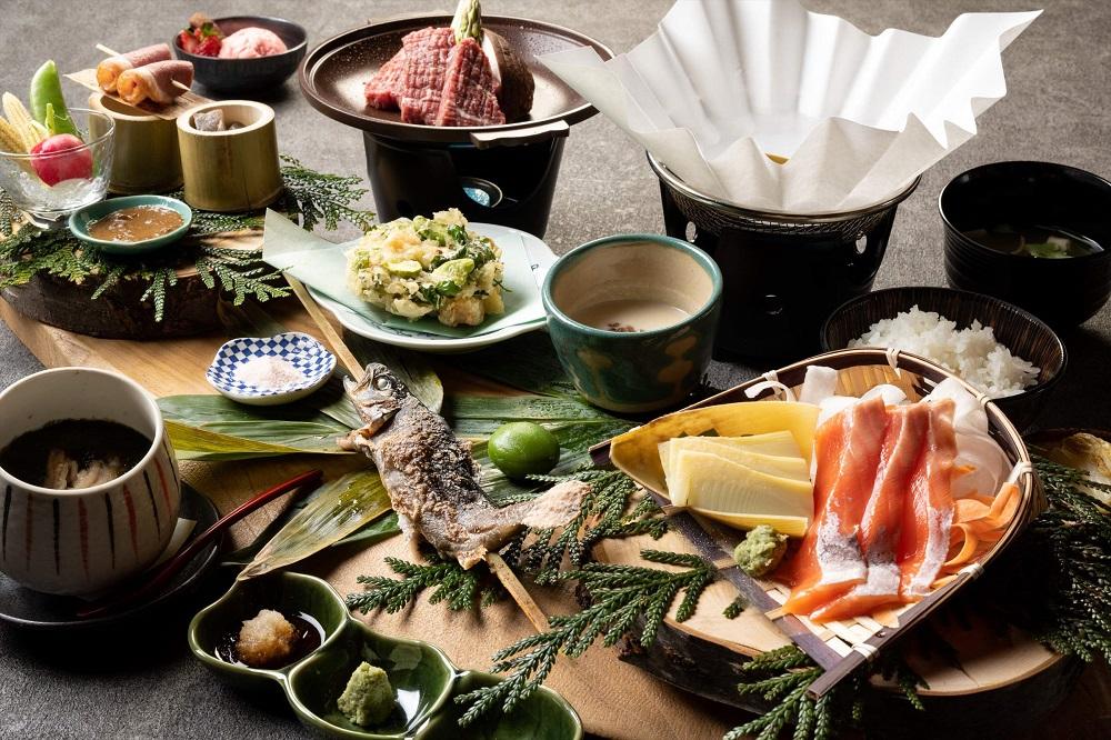 八丁の湯 ・ 山里の季節を愉しむ口福プラン 本館和室 4名様一室ご利用（1泊・2食付き）