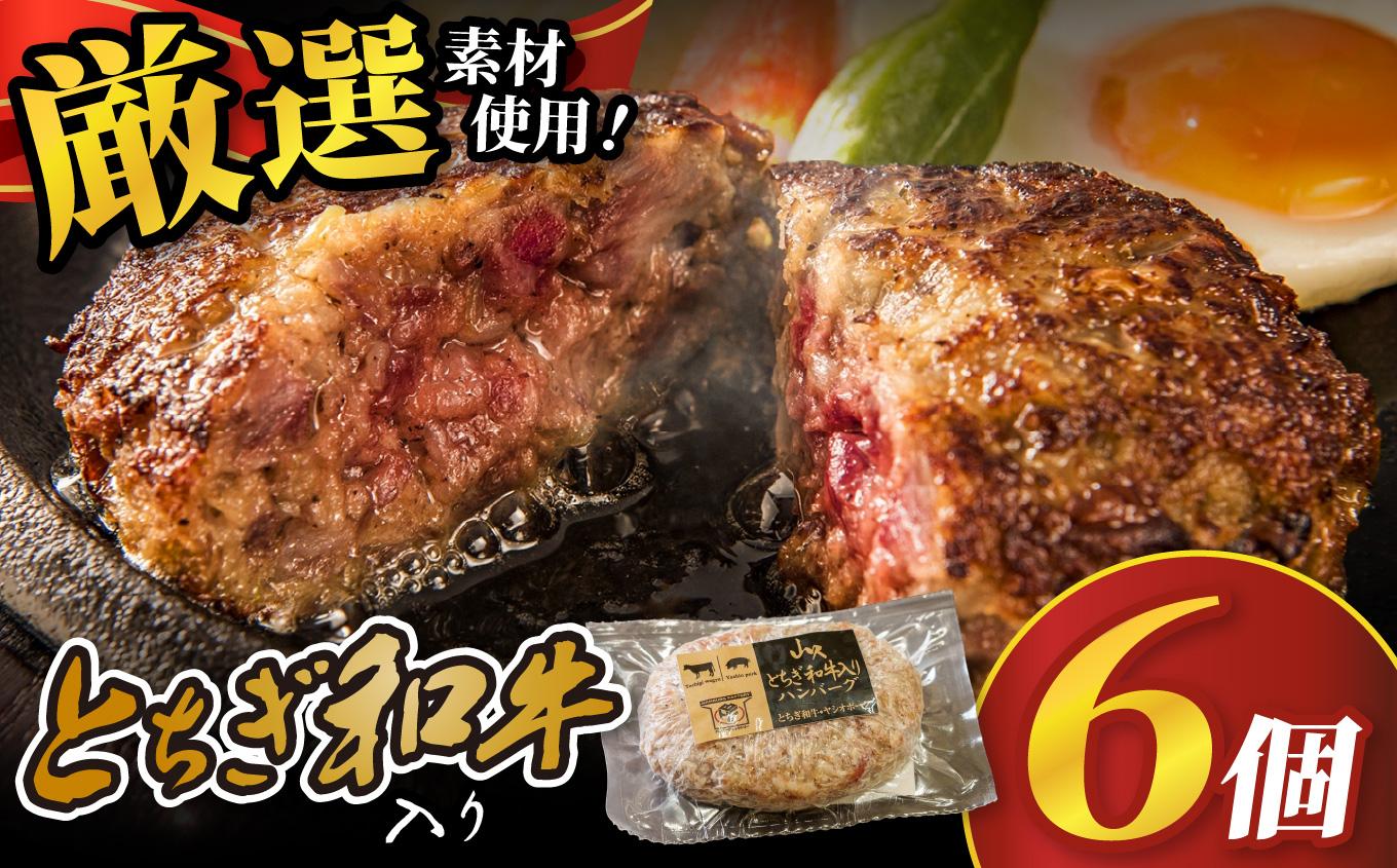 とちぎ和牛入りハンバーグ (1個150g)×6個 900g | 和牛 高級 ハンバーグ グルメ ジューシー ギフト 贈答 お取り寄せ 選べる おすすめ 肉汁 ふるさと 納税 おかず 美味しい お肉 にく 惣菜 家族 家庭 贅沢 ご褒美 栃木県 矢板市