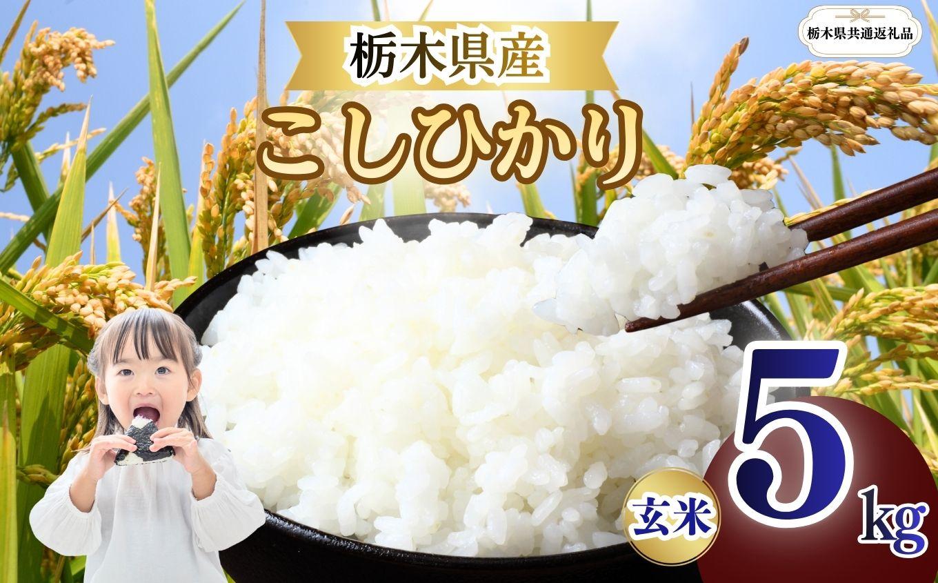 こしひかり 玄米 5kg  | 栃木県 矢板市