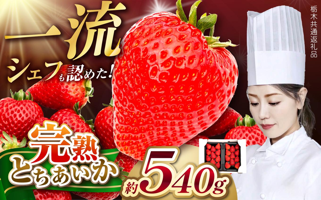 栃木県産 完熟とちあいか 540g（270g×2p）　栃木県 矢板市