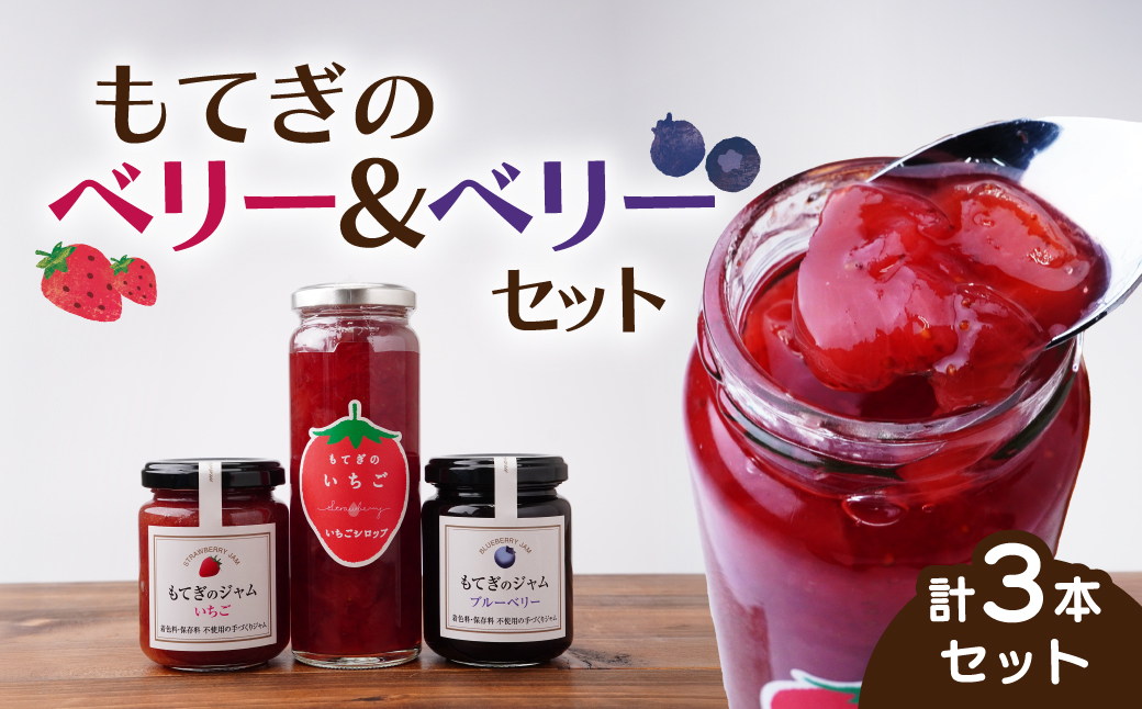 もてぎのベリー&ベリーセット | いちご イチゴ 苺 ブルーベリー 果実 フルーツ 手作り 果肉 朝食 トースト パン ヨーグルト 詰め合わせ 保存料 着色料 不使用 おいしい 美味しい 茂木産 もてぎプラザ 栃木県 茂木町