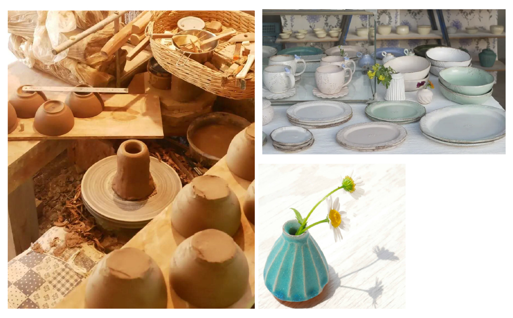 工房とめ カレー皿 グリーン | 食器 カレー カレー用 器 うつわ 益子焼 陶芸 陶器 栃木県 茂木町