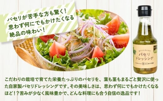 パセリのドレッシング 150g×3本入り 〜ほうじとさんちの万能ドレッシング〜 寳示戸農園《90日以内に出荷予定(土日祝除く)》