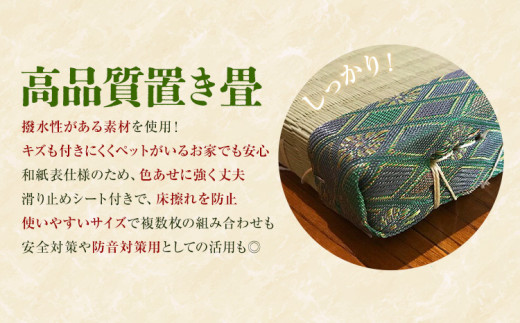 インテリア 畳 畳職人の手仕事 高品質置き畳１枚 50cm×50cm 大高畳店《30日以内に出荷予定(土日祝除く)》栃木県 野木町 置き畳 和室 家具