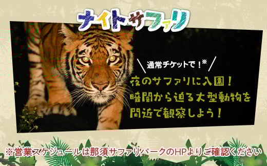 那須サファリパークペア入園券 2名 モンキーパーク割引チケット付き！動物 動物園チケット どうぶつえん チケット 券 入場券 入園券 エサやり ライオンバス付き 観光 ファミリー 家族 栃木県 那須町〔C-63〕
