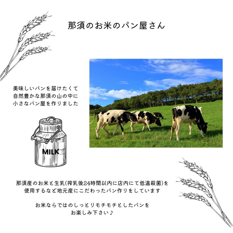 お米のロスパンセット 12～15個 ｜ ロスパン パン 米粉 訳あり ぱん 詰め合わせ おいしい 朝食 ベーカリー 冷凍 セット 国産 那須 栃木県 那須町〔B-117〕 ※離島への配送不可