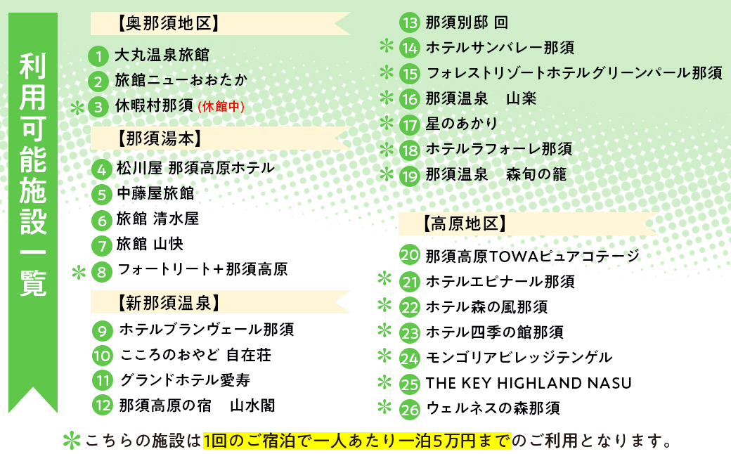 那須温泉旅館協同組合 ご宿泊利用券 105,000円分（3,000円×35枚）〔L-2〕｜宿泊 旅行 チケット 宿泊券 温泉 露天風呂 旅行券 ホテル 観光 国内旅行 那須 栃木県 那須町