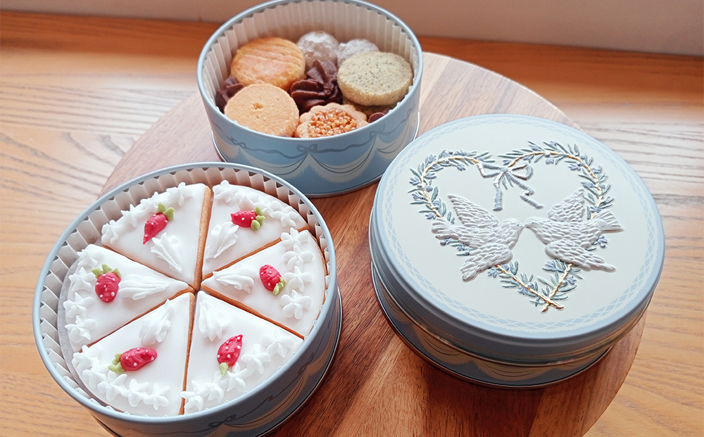 クッキーケーキ缶 | アイシングクッキー クッキー 焼菓子 プレゼント 贈り物 ギフト 手作り 誕生日 母の日 お菓子 クッキー缶 贈答用 菓子工房 くるみの森 那須町 栃木県〔P-441〕
