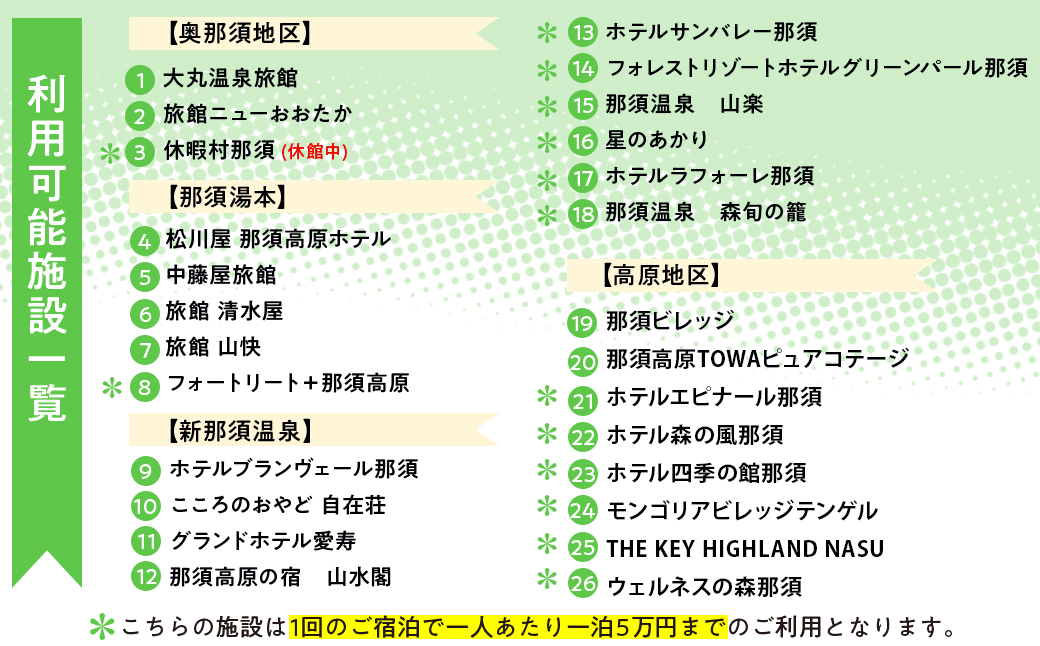那須温泉旅館協同組合 ご宿泊利用券 3,000円分（3,000円×1枚）〔B-9〕｜宿泊 旅行 チケット 宿泊券 温泉 露天風呂 旅行券 ホテル 観光 国内旅行 那須 栃木県 那須町