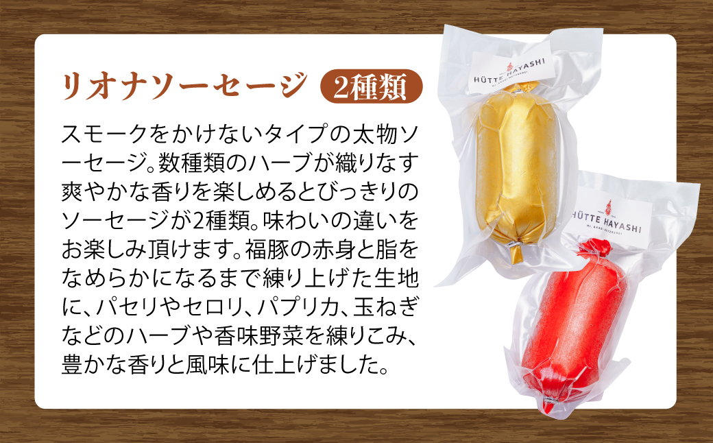 福豚工房 リオナソーセージほか大満足ギフトセット