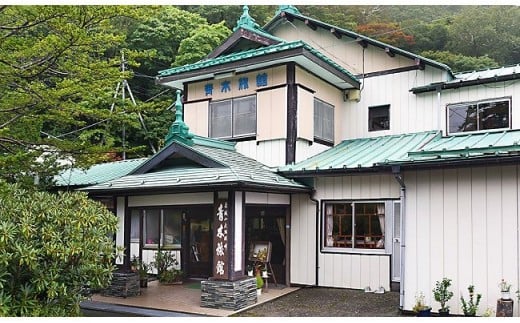 赤城山大沼湖畔 青木旅館 1泊2食プラン 1名様分 宿泊券