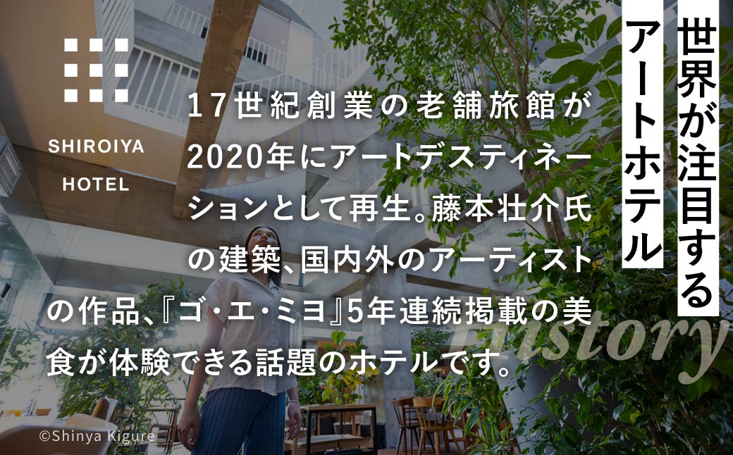 宿泊補助券 白井屋ホテル 30,000円分 | 宿泊券 ホテル 宿泊 旅行 旅行券 アートホテル 非日常 五感 刺激 高級ホテル クリエイター 建築 光 アート 非日常体験 体験 観光 ディナー モーニング ぜいたく おしゃれ 絵画 有名 リノベーション インスピレーション インテリア 美術 シンプル 前橋市 群馬県