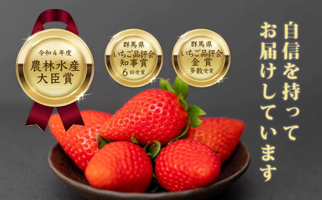 いちご 3~6品種 食べ比べセット 計6パック 約230g×6パック 計約1.4kg 【農林水産大臣賞受賞農園】｜ 朝採れ やみつき高品質 たっぷり 贈答用 新鮮 完熟 いちご 旬 苺 ストロベリー 高級 産地直送 果汁 甘い あまい 人気 高評価 高糖度 ごほうび プレゼント 群馬県 前橋市