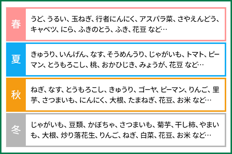 季節のお野菜 おまかせセット 季節ごとの3回お届け 定期便（1回あたり5〜6種類）詰め合わせ