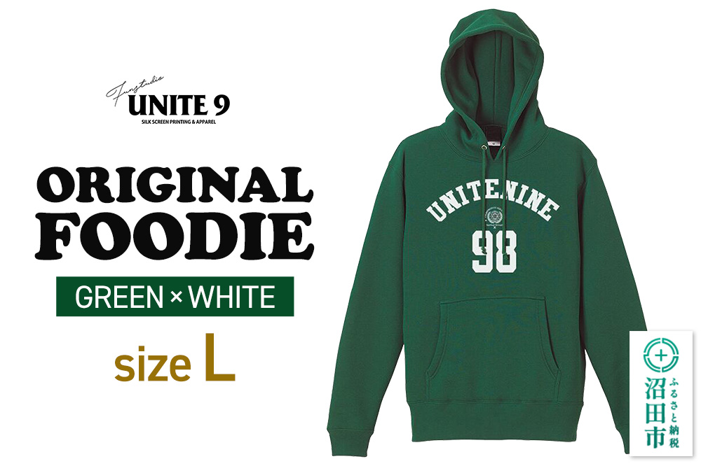 ORIGINAL FOODIE GREENテ邑HITE シ L FUN蟾・謌ソUNITE9