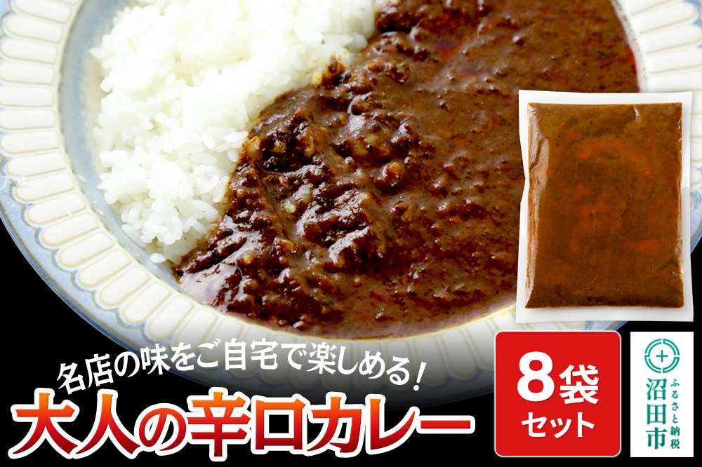 みのや 大人の辛口カレー 8袋セット