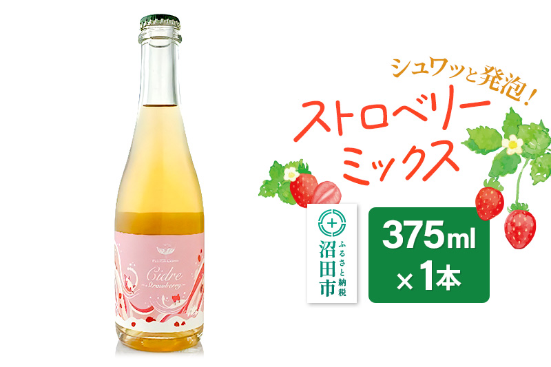 ストロベリー ミックス 375ml×1本 Fukiware Cidrerie