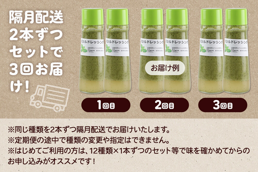 【定期便3回を隔月でお届け】自家製・群馬産野菜で手作りドレッシング えごま ドレッシング 200ml×2本 泙川食品 [えごま エゴマ どれっしんぐ ドレッシング]
