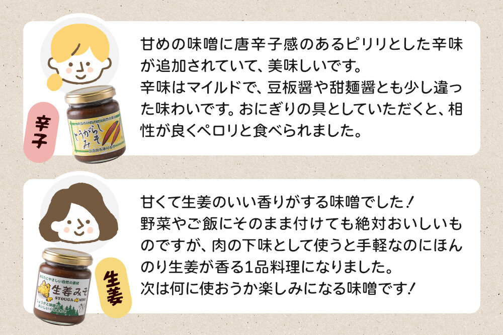 手作り味噌5種とみかん香る五味からしセット【菓子工房 ミセス・マサコ】 [味噌 国産 長期保存 素朴 みそ ミソ ふきのとう 生姜 辛子 にんにく ゆず ご飯のお供や野菜と一緒に お取り寄せ からし 辛子 カラシ みかんの皮 一味 青のり 黒ごま 山椒 お餅 磯辺焼き 醤油]