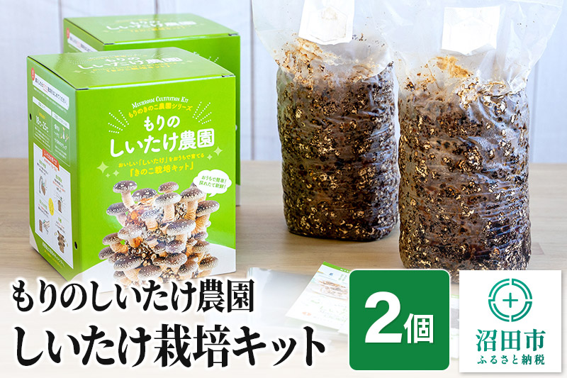 もりのしいたけ農園「しいたけ栽培キット」2個