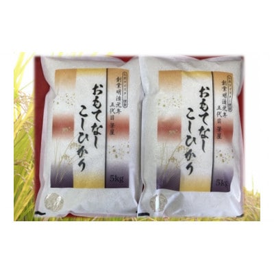 【2ヵ月毎定期便】群馬県産おもてなしこしひかり 精米10kg(5kg×2袋) 全6回【4005520】