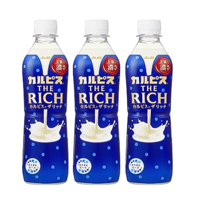 【2ヵ月毎定期便】カルピス THE RICH』PET490ml　24本　隔月全6回【4011134】