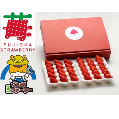 いちご農園フルッティロッシの完熟やよいひめ　約400g × 2パック【配送不可地域：離島】【1387356】