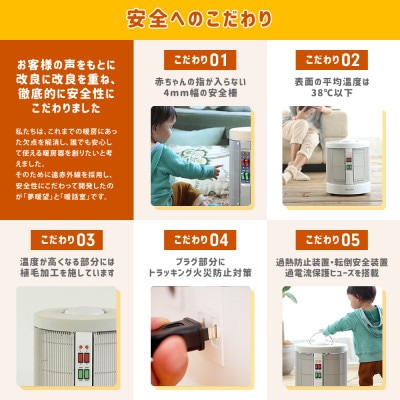 暖話室1000型 植毛加工モデル(ホワイト) 遠赤外線パネルヒーター 日本製・3年間品質保証付【1525145】