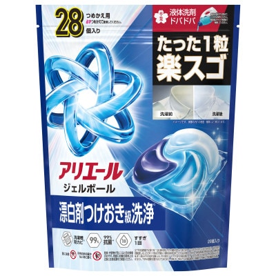 P&G　アリエールジェルボールプロ　つめかえハイパージャンボサイズ(28個入り)×5個【1591397】