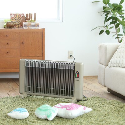 夢暖望900型 (ベージュ) 遠赤外線パネルヒーター 日本製・3年間品質保証付【1553548】