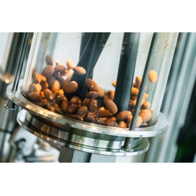 自家焙煎素焼きアーモンド2種(マルコナ種・ノンパレル種) 各100g【1701129】