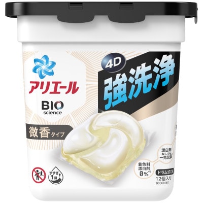 P&G　アリエールジェルボールプロ　微香　本体(12個入) 6個セット【1553060】