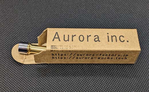 試験でも安心真鍮シャープペン芯入れ バフ研磨のクロームメッキ仕上げ キャップ付き F21E-283